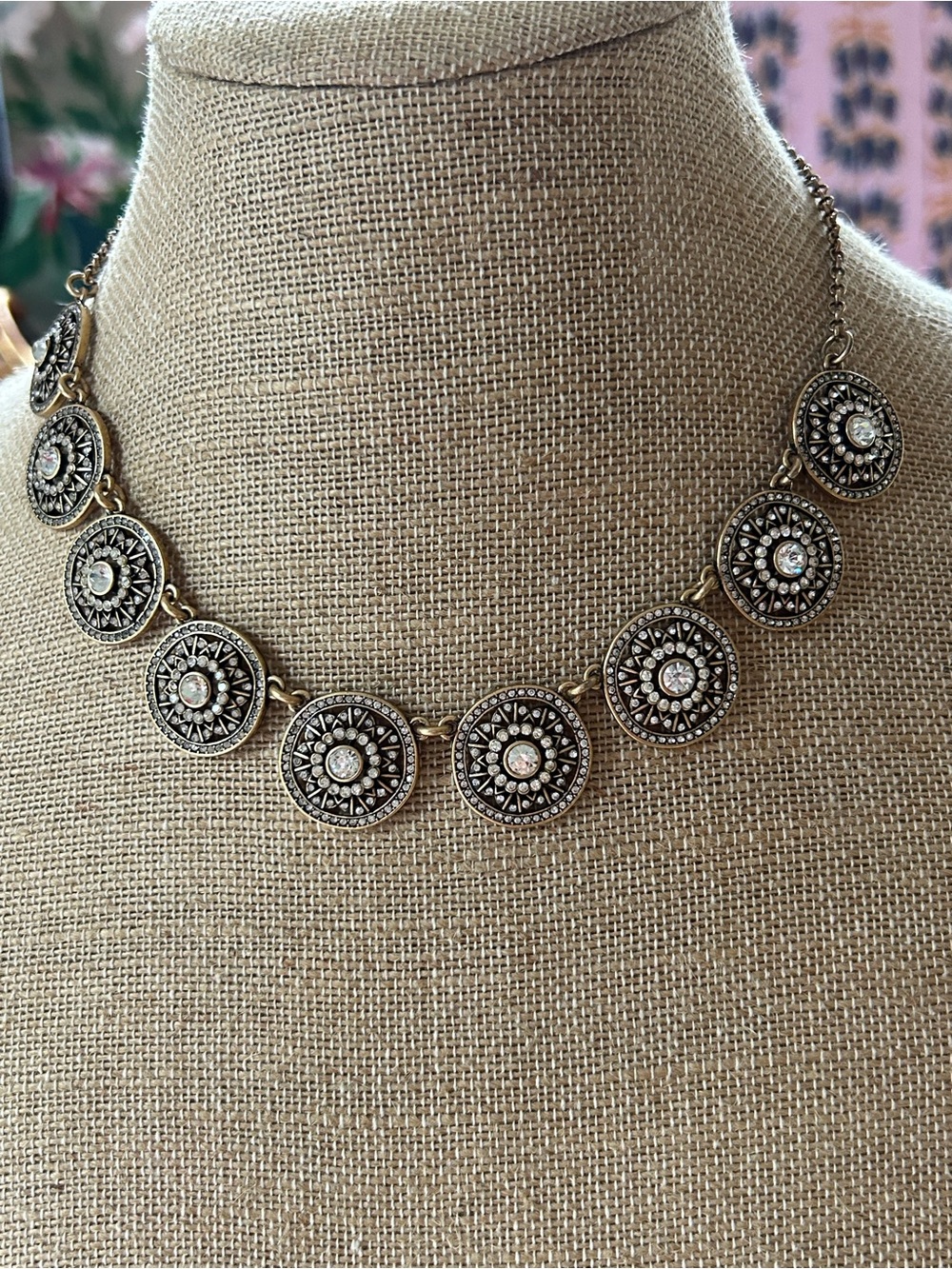 J. Crew crystal necklace